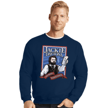 Load image into Gallery viewer, Shirts Crewneck Sweater, Unisex / Small / Navy Jackie Daytona - Regular Human Bartender
