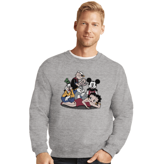Daily_Deal_Shirts Crewneck Sweater, Unisex / Small / Sports Grey The Vintage Club