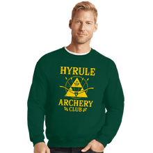 Load image into Gallery viewer, Daily_Deal_Shirts Crewneck Sweater, Unisex / Small / Forest Hyrule Archery Club
