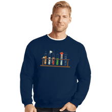 Load image into Gallery viewer, Shirts Crewneck Sweater, Unisex / Small / Navy Muppet Science
