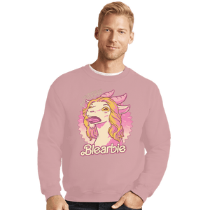 Secret_Shirts Crewneck Sweater, Unisex / Small / Pink Blearbie