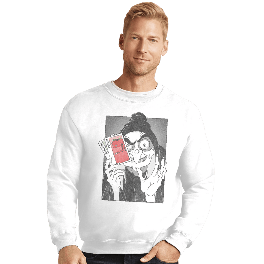 Shirts Crewneck Sweater, Unisex / Small / White Apples to Apples