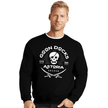 Load image into Gallery viewer, Shirts Crewneck Sweater, Unisex / Small / Black Goon Docks Emblem
