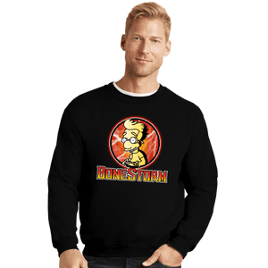 Shirts Crewneck Sweater, Unisex / Small / Black Bonestorm