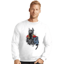 Load image into Gallery viewer, Shirts Crewneck Sweater, Unisex / Small / White The Power Of Thunder
