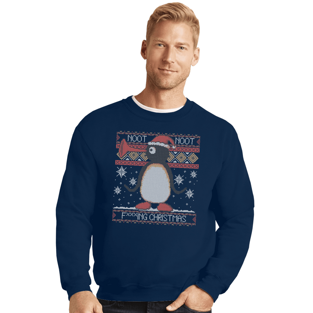 Shirts Crewneck Sweater, Unisex / Small / Navy Noot Christmas