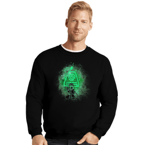 Shirts Crewneck Sweater, Unisex / Small / Black Toph Art