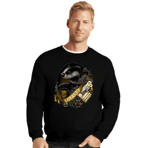 Daily_Deal_Shirts Crewneck Sweater, Unisex / Small / Black House Of Loyalty