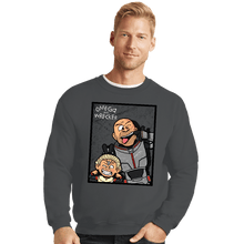 Load image into Gallery viewer, Shirts Crewneck Sweater, Unisex / Small / Charcoal Omega And Wrecker
