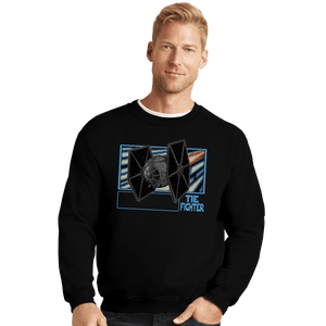 Shirts Crewneck Sweater, Unisex / Small / Black Imperial Fighter