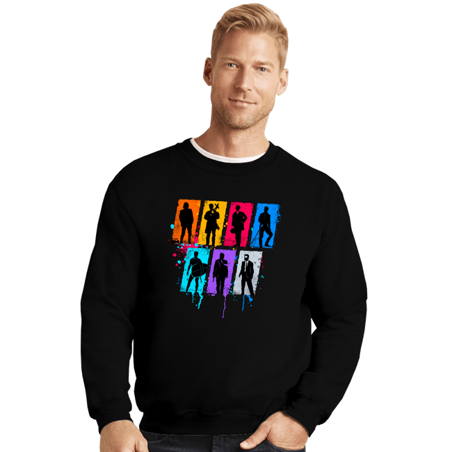 Shirts Crewneck Sweater, Unisex / Small / Black John Keanu