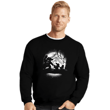 Load image into Gallery viewer, Shirts Crewneck Sweater, Unisex / Small / Black Moonlight Water Types

