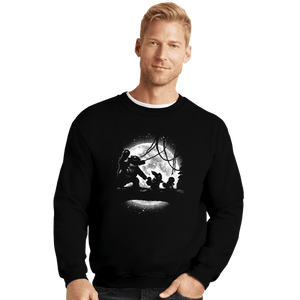 Shirts Crewneck Sweater, Unisex / Small / Black Moonlight Water Types