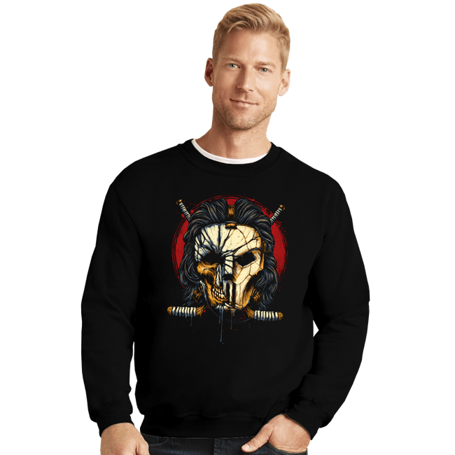 Secret_Shirts Crewneck Sweater, Unisex / Small / Black Casey Jones