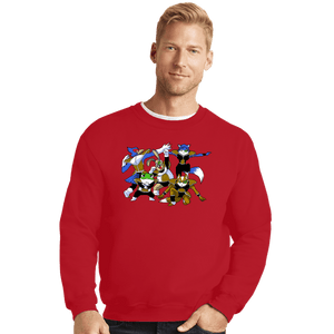 Shirts Crewneck Sweater, Unisex / Small / Red Fox Force