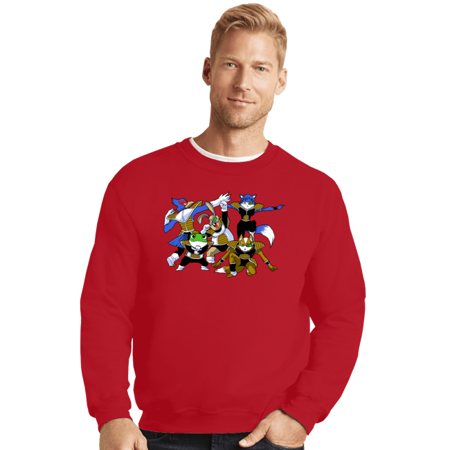 Shirts Crewneck Sweater, Unisex / Small / Red Fox Force