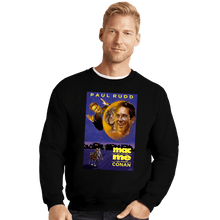 Load image into Gallery viewer, Daily_Deal_Shirts Crewneck Sweater, Unisex / Small / Black Mac And Me And Conan
