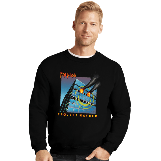 Shirts Crewneck Sweater, Unisex / Small / Black Project Mayhem