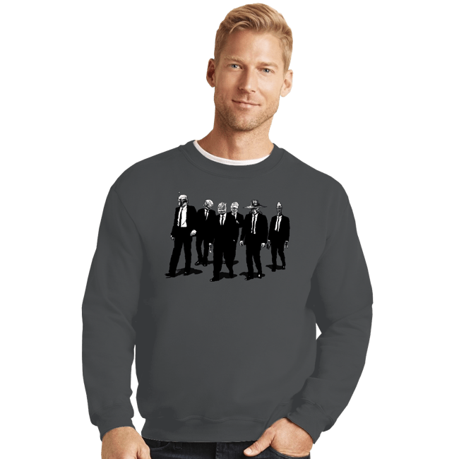 Shirts Crewneck Sweater, Unisex / Small / Charcoal Hunter Dogs
