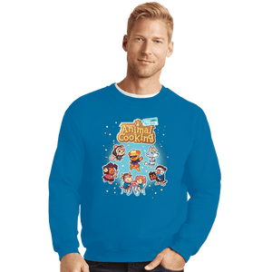 Secret_Shirts Crewneck Sweater, Unisex / Small / Sapphire Animal Crossing Cooking