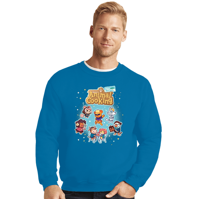 Secret_Shirts Crewneck Sweater, Unisex / Small / Sapphire Animal Crossing Cooking