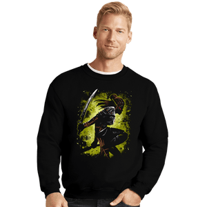 Daily_Deal_Shirts Crewneck Sweater, Unisex / Small / Black The Githyanki Warrior