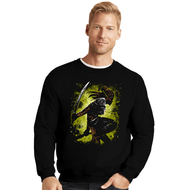 Daily_Deal_Shirts Crewneck Sweater, Unisex / Small / Black The Githyanki Warrior