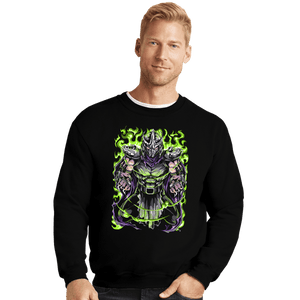 Daily_Deal_Shirts Crewneck Sweater, Unisex / Small / Black Blade Master Of The Foot