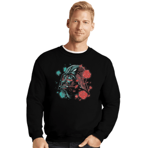 Shirts Crewneck Sweater, Unisex / Small / Black Dark Side of the Bloom
