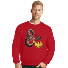 Load image into Gallery viewer, Secret_Shirts Crewneck Sweater, Unisex / Small / Red Bone Dragon Secret Sale
