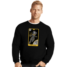 Load image into Gallery viewer, Shirts Crewneck Sweater, Unisex / Small / Black Tarot The Star
