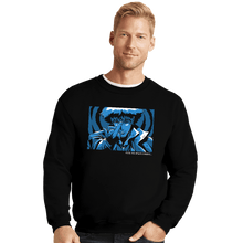 Load image into Gallery viewer, Daily_Deal_Shirts Crewneck Sweater, Unisex / Small / Black Real Folk Cowboy
