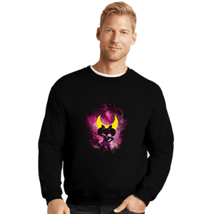 Shirts Crewneck Sweater, Unisex / Small / Black Chibi Art