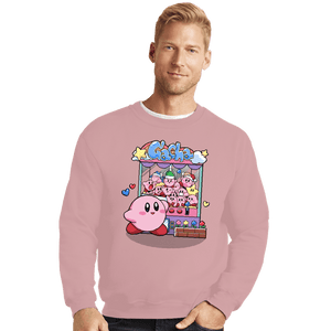 Secret_Shirts Crewneck Sweater, Unisex / Small / Pink Kirby Gatcha