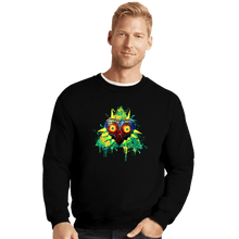 Load image into Gallery viewer, Daily_Deal_Shirts Crewneck Sweater, Unisex / Small / Black Echoes Of Evil
