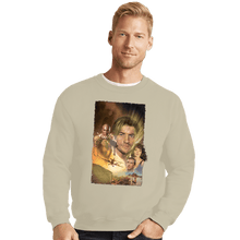 Load image into Gallery viewer, Daily_Deal_Shirts Crewneck Sweater, Unisex / Small / Sand The Mummy
