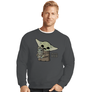Daily_Deal_Shirts Crewneck Sweater, Unisex / Small / Charcoal Fluffy Anzellan