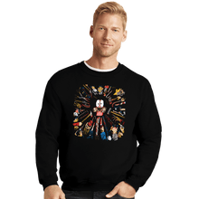 Load image into Gallery viewer, Daily_Deal_Shirts Crewneck Sweater, Unisex / Small / Black Courage Wick
