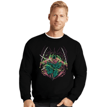 Load image into Gallery viewer, Daily_Deal_Shirts Crewneck Sweater, Unisex / Small / Black King Of Hell
