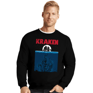 Daily_Deal_Shirts Crewneck Sweater, Unisex / Small / Black KRAKEN