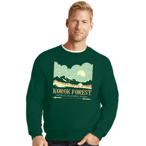 Daily_Deal_Shirts Crewneck Sweater, Unisex / Small / Forest Legendary Forest