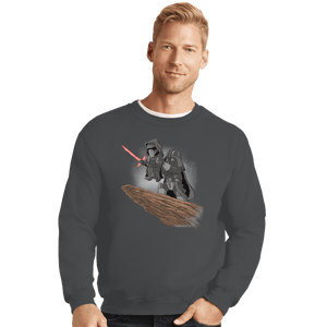 Shirts Crewneck Sweater, Unisex / Small / Charcoal The Darth King