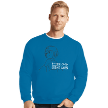 Load image into Gallery viewer, Shirts Crewneck Sweater, Unisex / Small / Sapphire Light Labs
