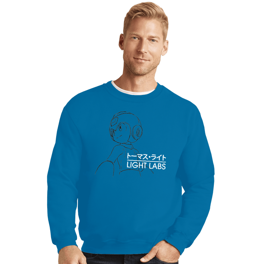Shirts Crewneck Sweater, Unisex / Small / Sapphire Light Labs