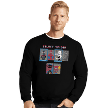 Load image into Gallery viewer, Shirts Crewneck Sweater, Unisex / Small / Black Select Spider
