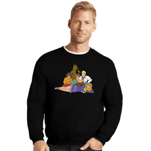 Shirts Crewneck Sweater, Unisex / Small / Black Mystery Club