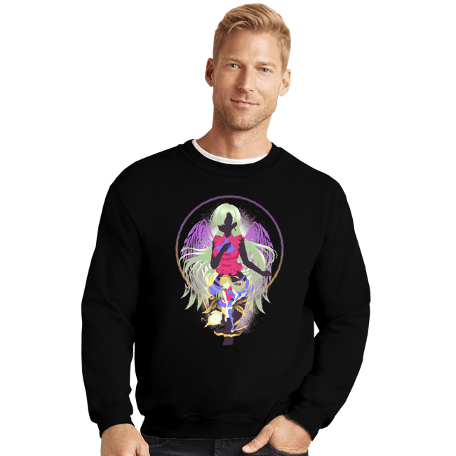 Shirts Crewneck Sweater, Unisex / Small / Black Elizabeth