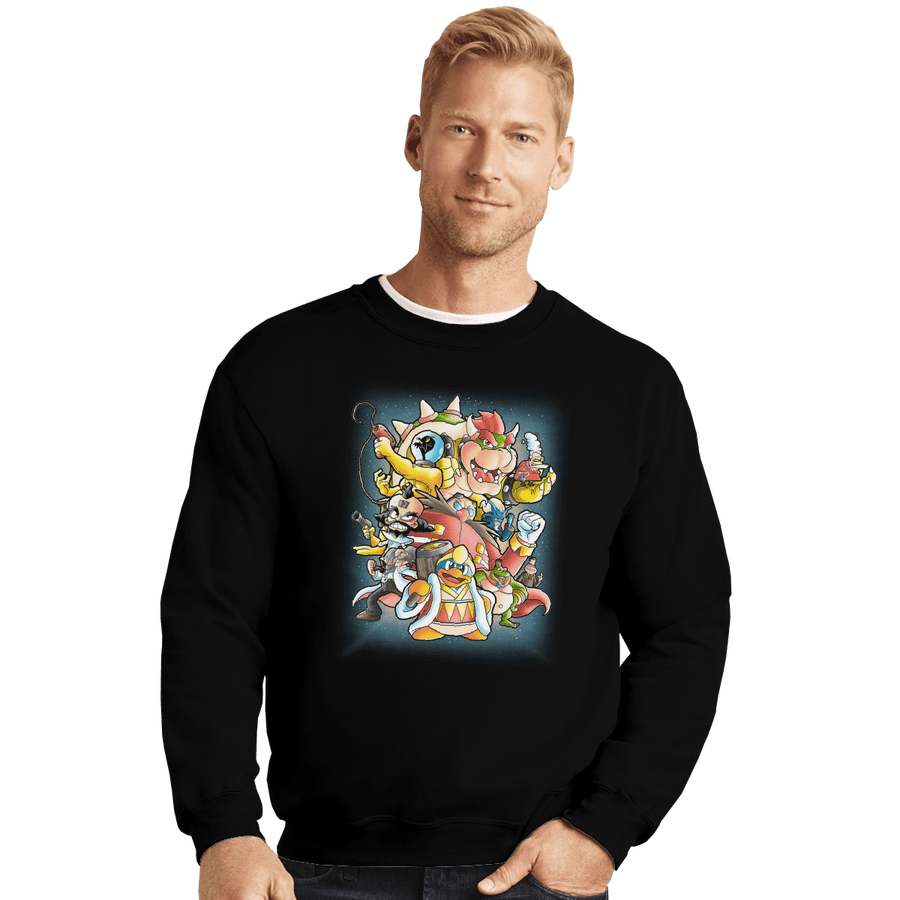 Shirts Crewneck Sweater, Unisex / Small / Black Villains