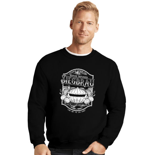 Secret_Shirts Crewneck Sweater, Unisex / Small / Black Estus Infused Siegbrau