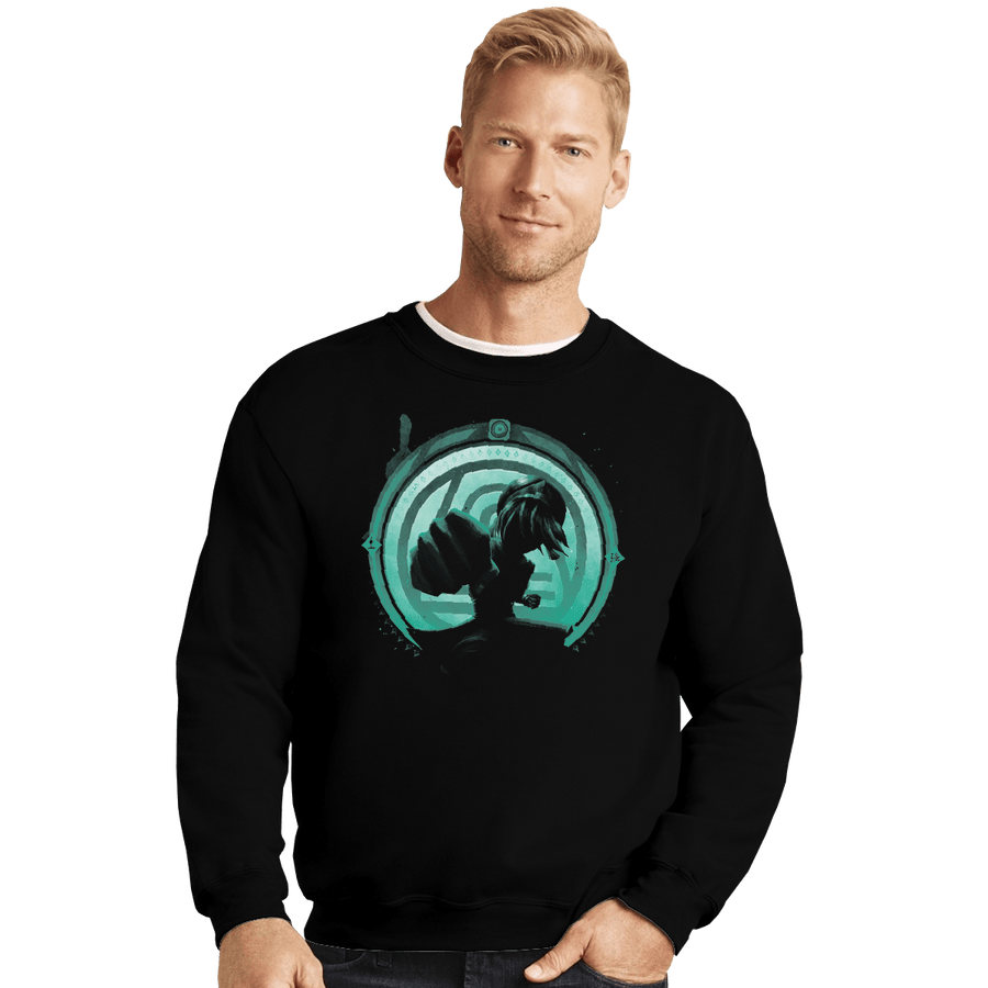 Shirts Crewneck Sweater, Unisex / Small / Black Earth Master